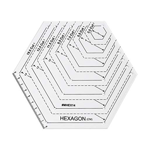 Sewing Ruler Handmade Quilt Templates Stencil Diamond Grade Ruler Triangles Hexagon  and  Diamond Acrylic Patchwork Rulers DIY Sewing Tools -A-