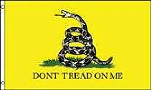 Dont Tread On Me -Yellow- 3x5 Polyester Flag