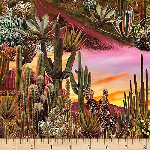 Timeless Treasures Desert Trip Desert Sky Quilt Fabric Multicolor Quilt Fabric By The Yard