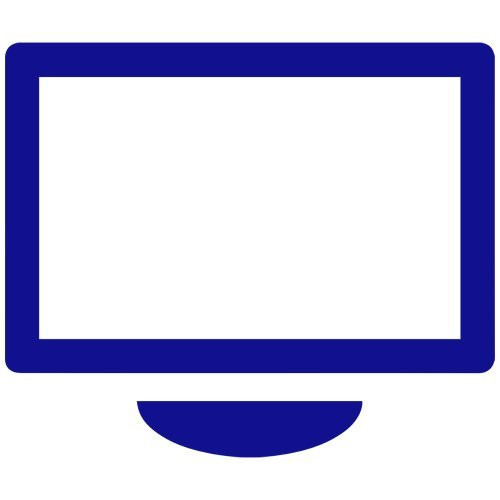 Electronic Display Decal Sticker -blue- Decal Sticker Vinyl Car Home Truck Window Laptop