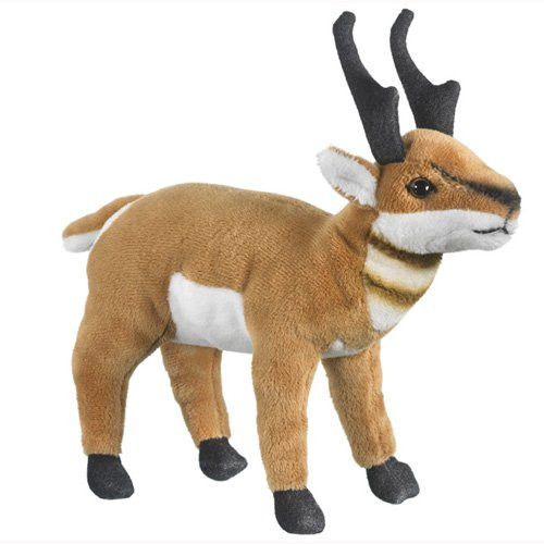 Wildlife Artists Pronghorn Antelope Stuffed Animal Plush Toy 8" L