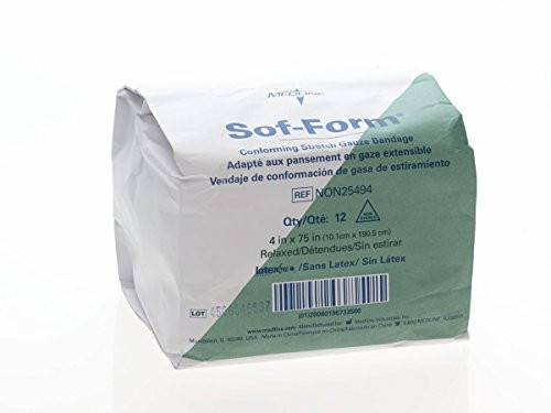 Medline NON25494HH Bandage Gauze Sof-Form 4 inch x 75 Ns Lf