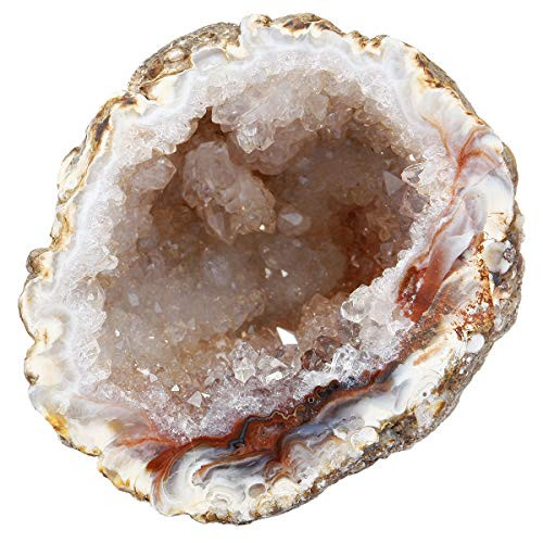 rockcloud Natural Raw Healing Crystal Druzy Geode Agate Mineral Irregular Home Decoration Gemstone Specimen