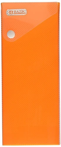 BAZIC Translucent Slider Pencil Case w/PDQ Display -Color may vary-