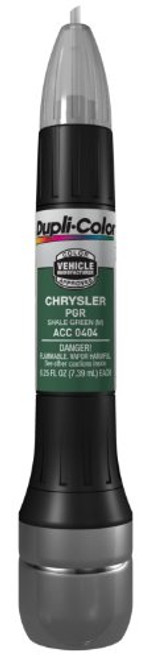 Dupli-Color ACC0404 Metallic Shale Green Chrysler Exact-Match Scratch Fix All-in-1 Touch-Up Paint - 0.25 oz. Dupli-Color ACC0404 Metallic Shale Green Chrysler Exact-Match Scratch Fix All-in-1 Touch-Up Paint - 0.25 oz.