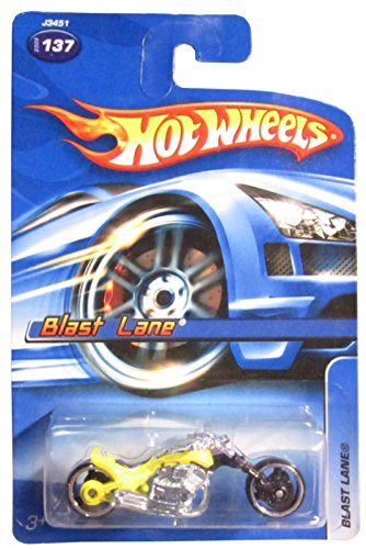 Hot Wheels 2006 Blast Lane -Motorcycle- 137 Yellow