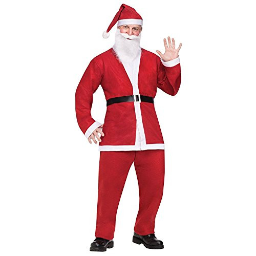 Fun World Costumes Mens Adult Pub Crawl Santa Suit Red/White One Size