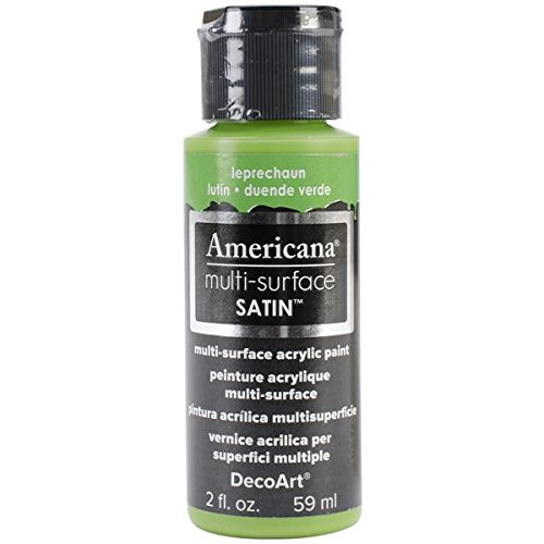 DecoArt Americana Multi-Surface Satin Acrylic Paint 2-Ounce Leprechaun