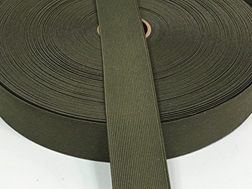 Military Elastic Webbing 1.5 INCH MIL-W-5664 RANGER GREEN MilSpec - Per Yard