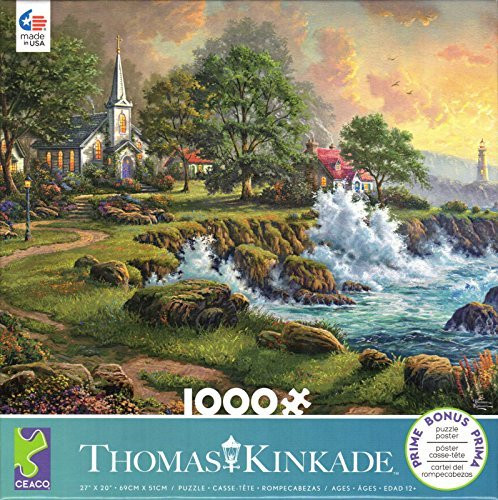 Seaside Haven By Thomas Kinkade 1000 Piece Puzzle