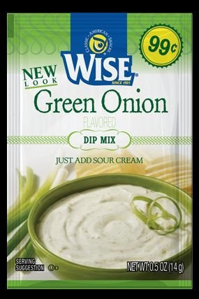 Wise Green Onion Dip Mix 6 Packets