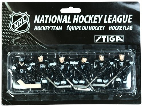 STIGA NHL Los Angeles Kings Table Top Hockey Game Players Team Pack