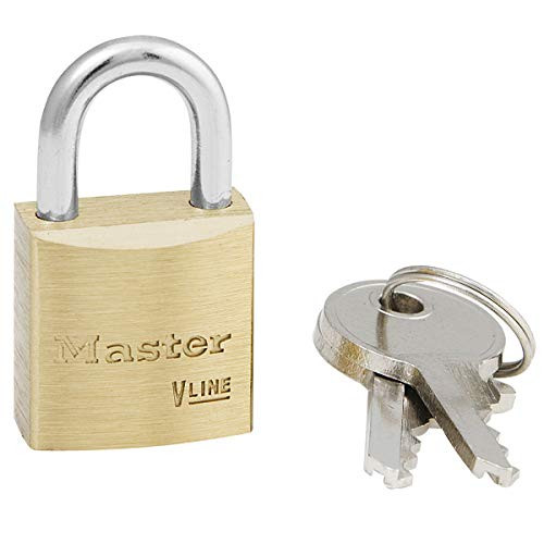Master Lock - V Line Brass 20mm Padlock