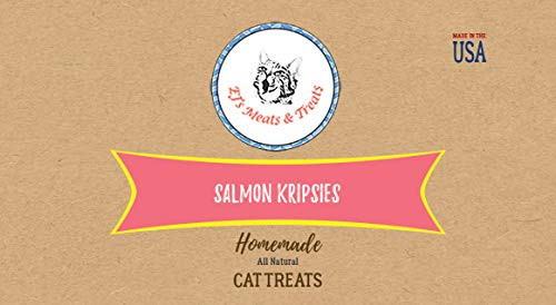 EJs Meats  and  Treats Salmon Krispies All Natural Cat Treats Made in The USA