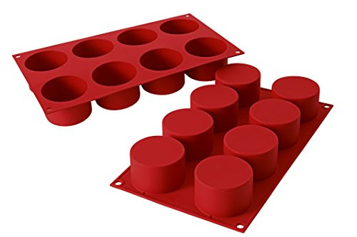 Silikomart SF119/C Silicone Classic Collection Mold Shapes, Cylinder, Extra Large