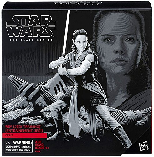 Star Wars The Black Series 6 inch Action Figure - Rey (Jedi Training) on Crait