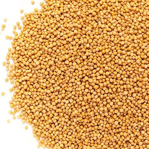 Whole Yellow Mustard Seeds All Natural by Its Delish -1 lb- Whole Yellow Mustard Seeds All Natural by Its Delish -1 lb-