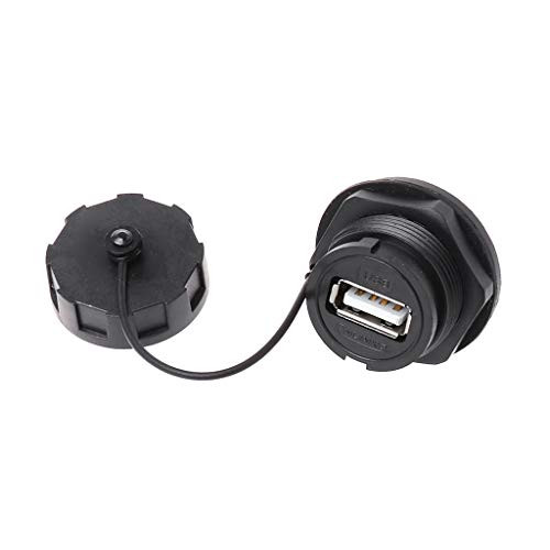 Guilin USB Connector USB Female Socket Plug Panel Mount Adapter Waterproof Connector IPL7 with Cap 1
