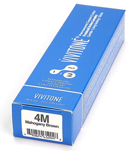 Vivitone Permanent Cream Color 4M Mahogany Brown