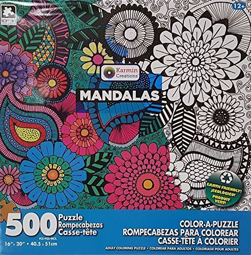 Karmin Mandalas Color A Puzzle 500 Pieces New Sealed Made in USA
