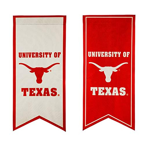Team Sports America University of Texas Flag Banner Double Sides 12.5 x 28 Inches