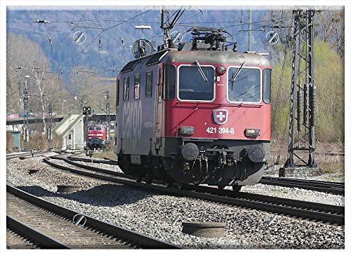 Triple Blank Wall Plate Cover - Train Railway Railway Line Transport System Travel 3