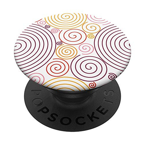Circles Swirls PopSockets PopGrip Swappable Grip for Phones  and  Tablets