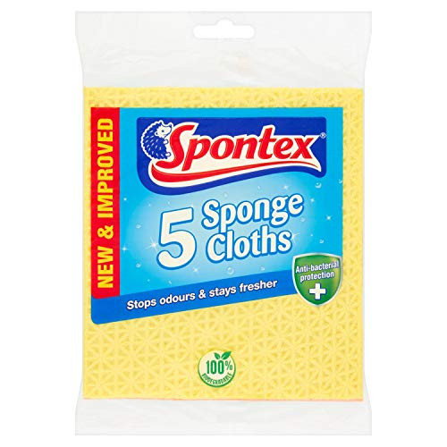 Spontex Sponge Cloths 5 Pack