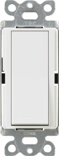 Lutron CA-4PSNL-WH Diva Satin Colors 15-Amp 4-Way Switch with Locator Light, White