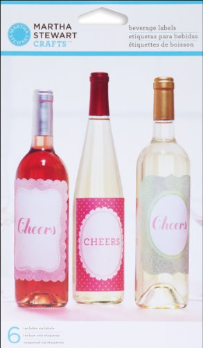 Martha Stewart Crafts EK Success Vintage Girl Beverage Labels