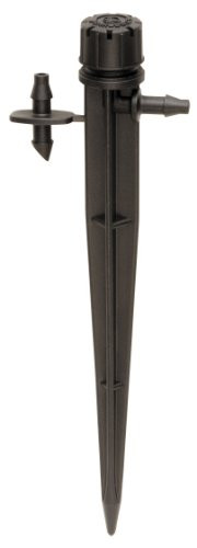 Rain Bird MBF4PKS Drip Irrigation Micro-Bubbler on Stake 360 Full Circle Pattern 0 - 3 Spray Distance 4-Pack