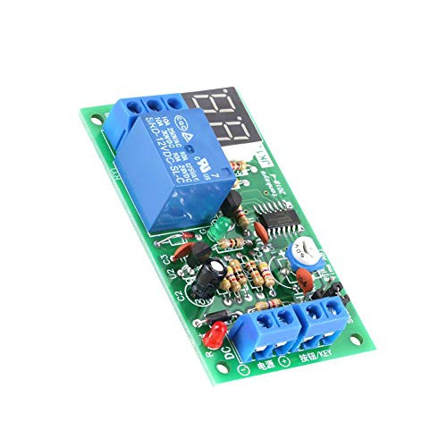 Stable Reliable Relay Switch 12V Timer Switch Led Display Countdown Time Delay Relay for Lights for Fans
