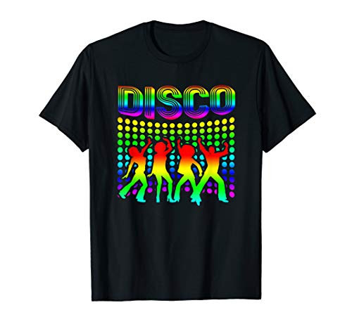 Disco T-Shirt 70s Disco Themed Shirt Vintage Retro Dancing