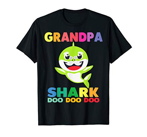 Grandpa Shark T-Shirt Doo Doo Grandma Mommy Daddy Baby Tee T-Shirt Grandpa Shark T-Shirt Doo Doo Grandma Mommy Daddy Baby Tee T-Shirt