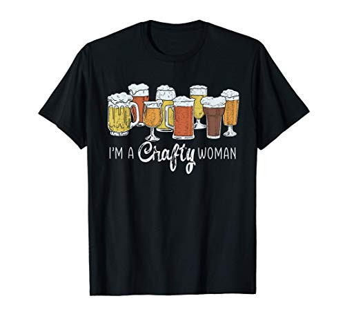 Home Brewer Shirt Crafty Women Craft Beer Brewer Hoptomist T-Shirt