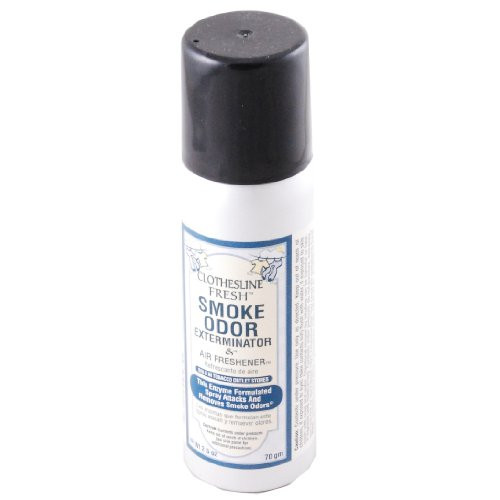 Smoke Odor Exterminator 2.5oz Mini Spray Clothesline Fresh