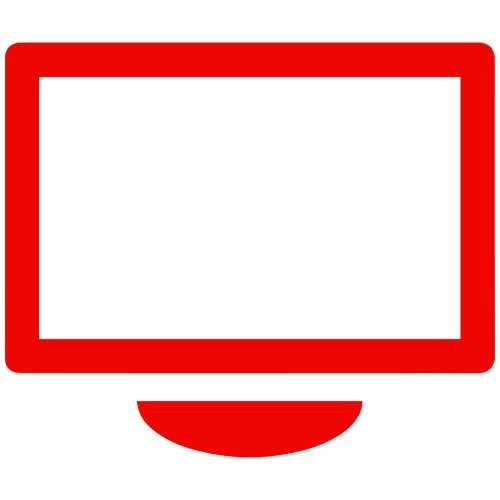 Electronic Display Decal Sticker -red- Decal Sticker Vinyl Car Home Truck Window Laptop