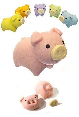 Unk Iwako Yellow Piggy Pig Japanese Eraser by Iwako
