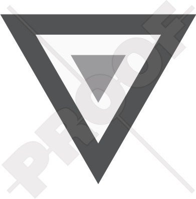 MEXICO Mexican AirForce LowVis Aircraft Roundel 4 inch -100mm- Vinyl Sticker Decal