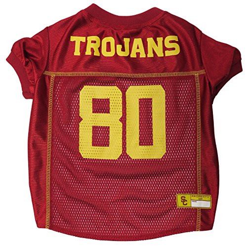 Pets First NCAA University of Southern California USC Trojans Dog Jersey Medium