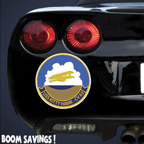 Boomsavings US Navy Aircraft Carrier USS Kitty Hawk -CVA 63- 6 inch Magnet