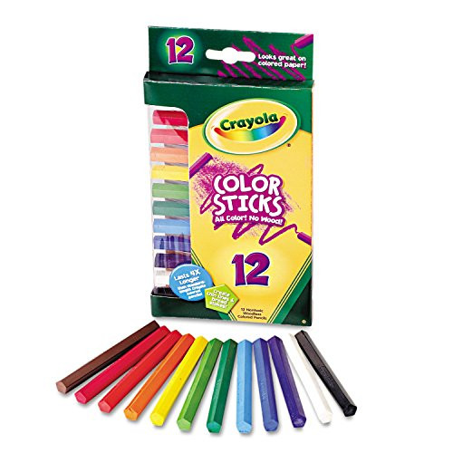 Crayola 682312 Woodless Color Pencils Assorted 12/Pack