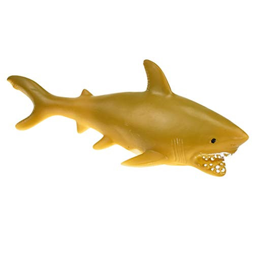 Lifelike Shark Shaped Toy Realistic Educational Ocean Animal Shark Figurine Plastic Sea Creature Cake Topper Shark Figure for Kids Toddlers -C-
