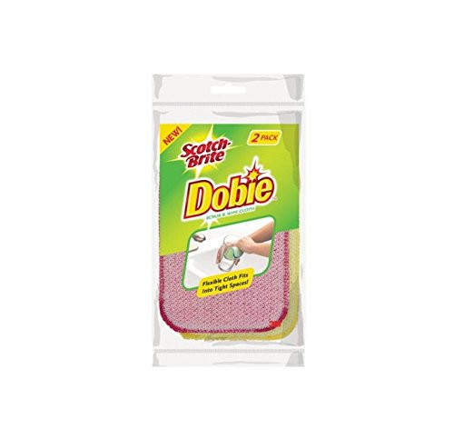 Scotch-Brite Dobie Scrub And Wipe Cloth 2 Ct