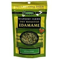 Seapoint Farms - DRY ROASTED EDAMAME - WASABI - 2 x 3.5 oz / 100 g by Seapoint Farms