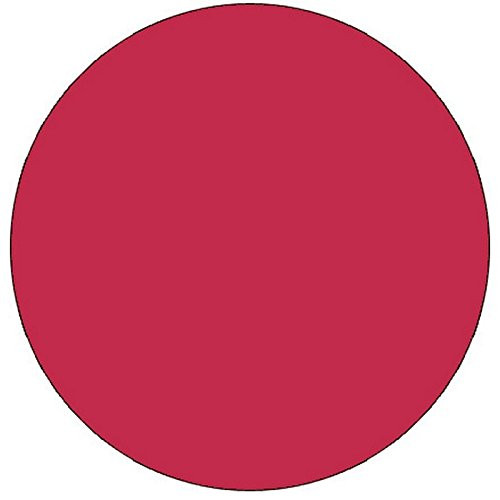 1/2 inch Diameter Fluorescent Red Circle Labels -500 per Roll-