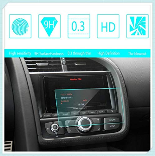 Maiqiken for Audi R8 S5 SQ5 6.5 Inch 141x77mm Navigation Screen Protector Touch Screen Display Film 9H Hardness Anti Glare Anti Scratch GPS Screen Protector Foils