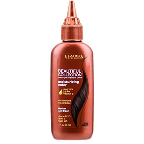Clairol Beautiful Collection B012D Medium Ash Brown 3 Ounce -88ml- -2 Pack-