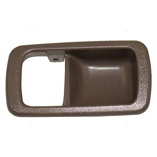 New Passengers Inside Inner Brown Door Handle Trim Bezel for 92-96 Toyota Camry