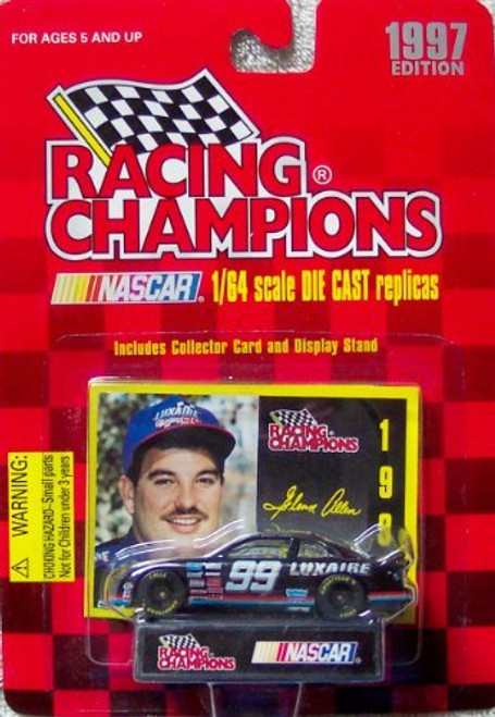 1997 Racing Champions Glenn Allen 99 Luxaire Rare Car 164 Scale Die Cast Car with Collector Cars and Display Stand 1997 Racing Champions Glenn Allen 99 Luxaire Rare Car 164 Scale Die Cast Car with Collector Cars and Display Stand